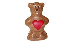 Liebesbär aus Schokolade klein Liebesbär aus Schokolade klein