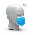 Gesichtsmaske "Einweg" 50er Set, weiß Gesichtsmaske "Einweg" 50er Set, weiß