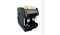 Profi-Kapselmaschine 2-gruppig mit Cappucinatore - CA TWIN-CUP Profi-Kapselmaschine 2-gruppig mit Cappucinatore - CA TWIN-CUP