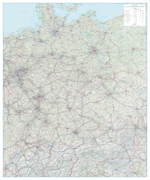 Straßenkarte D/A/CH Region (Deutschland, Österreich und Schweiz) Straßenkarte D/A/CH Region (Deutschland, Österreich und Schweiz)