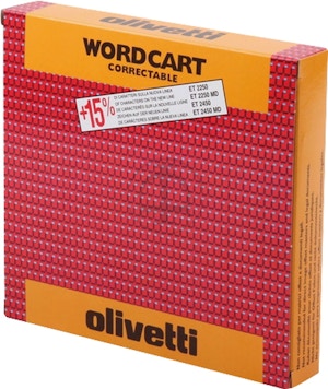 olivetti Farb-und Korrekturband/80670 schwarz korrekturfähig olivetti Farb-und Korrekturband/80670 schwarz korrekturfähig