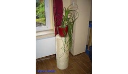 Blumen- und Pflanzensäule 62 cm mit Sisalseil Blumen- und Pflanzensäule 62 cm mit Sisalseil