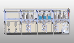 Aufbereitungsanlage für Streichmasse in der Waffelerzeugung Aufbereitungsanlage für Streichmasse in der Waffelerzeugung