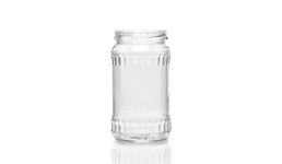 Glasdose – Facettenglas ohne Deckel