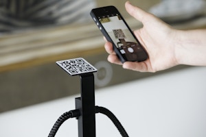 Personenleitsystem LEANDER - Grafikelement GSP / QR-Code Personenleitsystem LEANDER - Grafikelement GSP / QR-Code