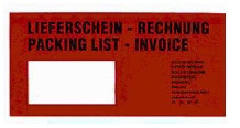 Dokumententaschen Lieferschein-Rechnung Dokumententaschen Lieferschein-Rechnung