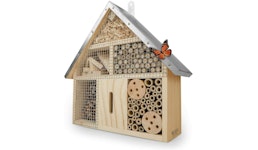 Insektenhotel mit Metalldach für Bienen und Co. Insektenhotel mit Metalldach für Bienen und Co.