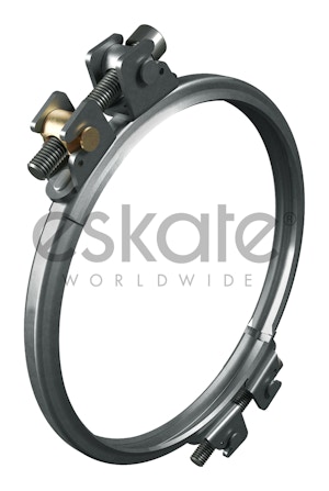 Zweiteiliger Spannring für Bördeldicht Zweiteiliger Spannring für Bördeldicht