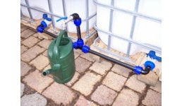 IBC Verbindungsset für 2 Tanks mit Schwanenhals Auslaufhahn IBC Verbindungsset für 2 Tanks mit Schwanenhals Auslaufhahn