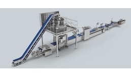 Verpackungslinie für frische Produkte in Tiefgezogen Verpackungen Verpackungslinie für frische Produkte in Tiefgezogen Verpackungen