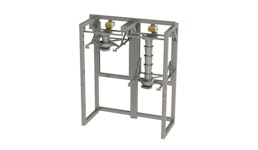 Einzel- oder Doppel-Big-Bag Packstation Einzel- oder Doppel-Big-Bag Packstation