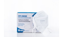 FFP3 Atemschutzmaske mit Ventil (Box à 10 Stück, einzelverpackt, TÜV-zertifiziert, HYGISUN©) FFP3 Atemschutzmaske mit Ventil (Box à 10 Stück, einzelverpackt, TÜV-zertifiziert, HYGISUN©)
