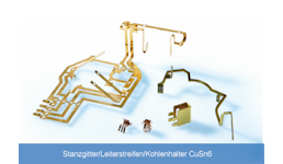 Stanz-/Biegeteile, Kontakt- und Leiterstreifen Stanz-/Biegeteile, Kontakt- und Leiterstreifen