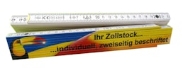 Gliedermaßstab 2m individuell bedruckt - ein- und zweiseitig Gliedermaßstab 2m individuell bedruckt - ein- und zweiseitig