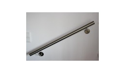 Edelstahlhandlauf Rund V2A Korn 240 geschliffen bis 2000mm Edelstahlhandlauf Rund V2A Korn 240 geschliffen bis 2000mm