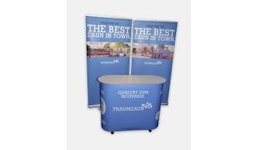 Roll Up Messestand 2 Variante: Roll Up 60x200 cm (BxH) Roll Up Messestand 2 Variante: Roll Up 60x200 cm (BxH)