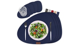 8er Premium Platzsets aus Filz Tischset Platzset 42x32 cm abwaschbar, Oval 8er Premium Platzsets aus Filz Tischset Platzset 42x32 cm abwaschbar, Oval