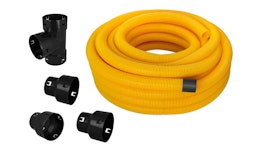 Perforierte gewellte (Filter) HDPE-Rohr DN 50-110 mm Corrugated Drainage Polyethylen (Filter) Pipe Perforierte gewellte (Filter) HDPE-Rohr DN 50-110 mm Corrugated Drainage Polyethylen (Filter) Pipe