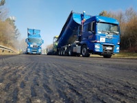 Asphalttransporte Asphalttransporte