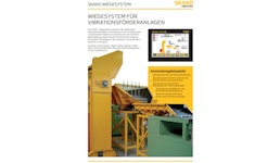 WIEGESYSTEM FÜR VIBRATIONSFÖRDERANLAGEN WIEGESYSTEM FÜR VIBRATIONSFÖRDERANLAGEN