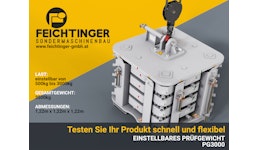Einstellbares Prüfgewicht PG3000 Einstellbares Prüfgewicht PG3000