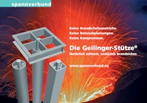 Geilinger-Stütze®: Die brandsichere Stahlstütze mit natürlichem Brandschutz Geilinger-Stütze®: Die brandsichere Stahlstütze mit natürlichem Brandschutz