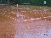 Grundüberholung | Sanierung eines Tennisplatzes Grundüberholung | Sanierung eines Tennisplatzes