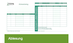 Auslesung der Messgeräte Auslesung der Messgeräte