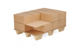 Palettenzwischenlage aus Wellkarton Palettenzwischenlage aus Wellkarton