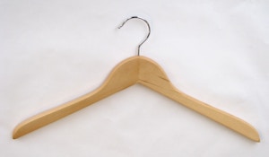 Kleiderbügel aus Holz, Formbügel gerade, ohne Kerben, Länge 42cm, Stärke 11mm Kleiderbügel aus Holz, Formbügel gerade, ohne Kerben, Länge 42cm, Stärke 11mm