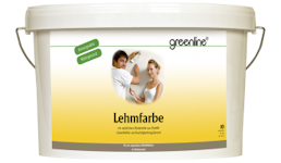 Lehmfarbe, mit pflanzlichem Bindemittel Lehmfarbe, mit pflanzlichem Bindemittel