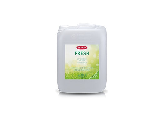 Biodor Fresh - Reiniger & Geruchsentferner - Kanister 10 L - Reinigungsmittel für Maschinen