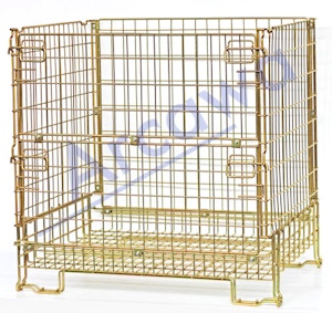 Faltgittercontainer 1200x1000x H1180 mm Brennholzcontainer Faltgittercontainer 1200x1000x H1180 mm Brennholzcontainer
