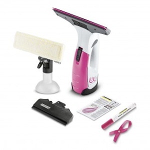 Akku-Fenstersauger WV 2 Premium Pink Ribbon Akku-Fenstersauger WV 2 Premium Pink Ribbon