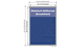 Zeitung Rheinisches Vollformat (Broadsheet) Zeitung Rheinisches Vollformat (Broadsheet)