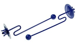 Balance-Kerzenhalter dunkelblau mit Kugel-Gewicht Balance-Kerzenhalter dunkelblau mit Kugel-Gewicht