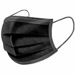Einwegmaske in Premiumqualität Schwarz Einwegmaske in Premiumqualität Schwarz