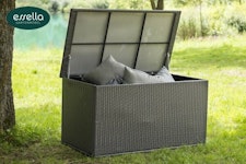Kissenboxen - Polyrattan Kissenbox XL Flachgeflecht Kissenboxen - Polyrattan Kissenbox XL Flachgeflecht