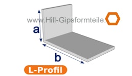 Hill Gipsformteil L-Profil Hill Gipsformteil L-Profil