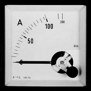 Dreheisenmessgerät, Strommesser, 48x48, DE 48 1,5A direktmessend Dreheisenmessgerät, Strommesser, 48x48, DE 48 1,5A direktmessend
