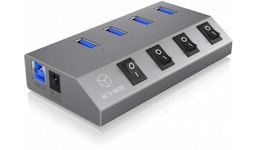 ICY BOX 4 Port Hub & Charger USB 3.0 IBHUB1405 Aluminium ICY BOX 4 Port Hub & Charger USB 3.0 IBHUB1405 Aluminium