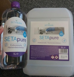 SETApure Flächendesinfektion 5-Liter Kanister mit Schraubverschluss SETApure Flächendesinfektion 5-Liter Kanister mit Schraubverschluss