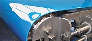 Apullma SuperClean Fördertechnik für schlupffreie, positiv angetriebene TPE-Gurte Apullma SuperClean Fördertechnik für schlupffreie, positiv angetriebene TPE-Gurte