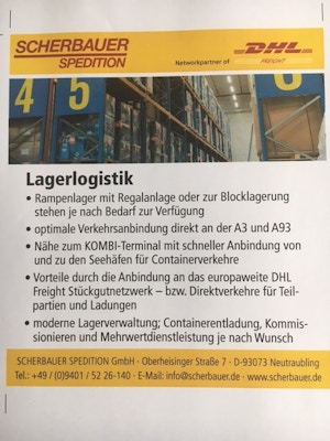 Lagerlogistik und Distribution vom Lieferanten bis zum Empfänger/Kunden - auch Container Entladung Lagerlogistik und Distribution vom Lieferanten bis zum Empfänger/Kunden - auch Container Entladung