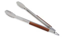 Linnuo Grillzange Edelstahl Holz Griff 45cm, XXL Grillzange Küchenzange Zange aus hochwertigem Edelstahl und echtem Hol Linnuo Grillzange Edelstahl Holz Griff 45cm, XXL Grillzange Küchenzange Zange aus hochwertigem Edelstahl und echtem Hol