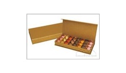Luxus- Pralinenbox, Strukturgold Luxus- Pralinenbox, Strukturgold