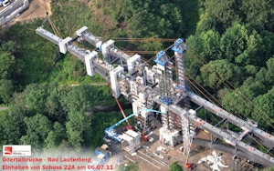 Montagehilfskonstruktionen für Brückenmontagen - Tragwerksplanung Montagehilfskonstruktionen für Brückenmontagen - Tragwerksplanung