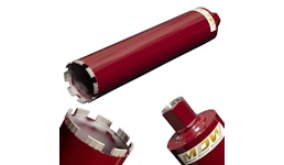 Diamant Bohrkrone Ø 42 - 200 mm x NL 450 mm Typ Turbo Dach Diamant Bohrkrone Ø 42 - 200 mm x NL 450 mm Typ Turbo Dach