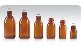 Verpackungsglas - Sirupflaschen aus Braunglas mit Gewinde PP28