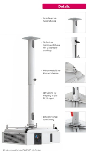 Kindermann Comfort² Line Deckenhalter Kindermann Comfort² Line Deckenhalter